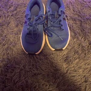 Under Armour Women's Royal Blue Sneakers with Cream Soles